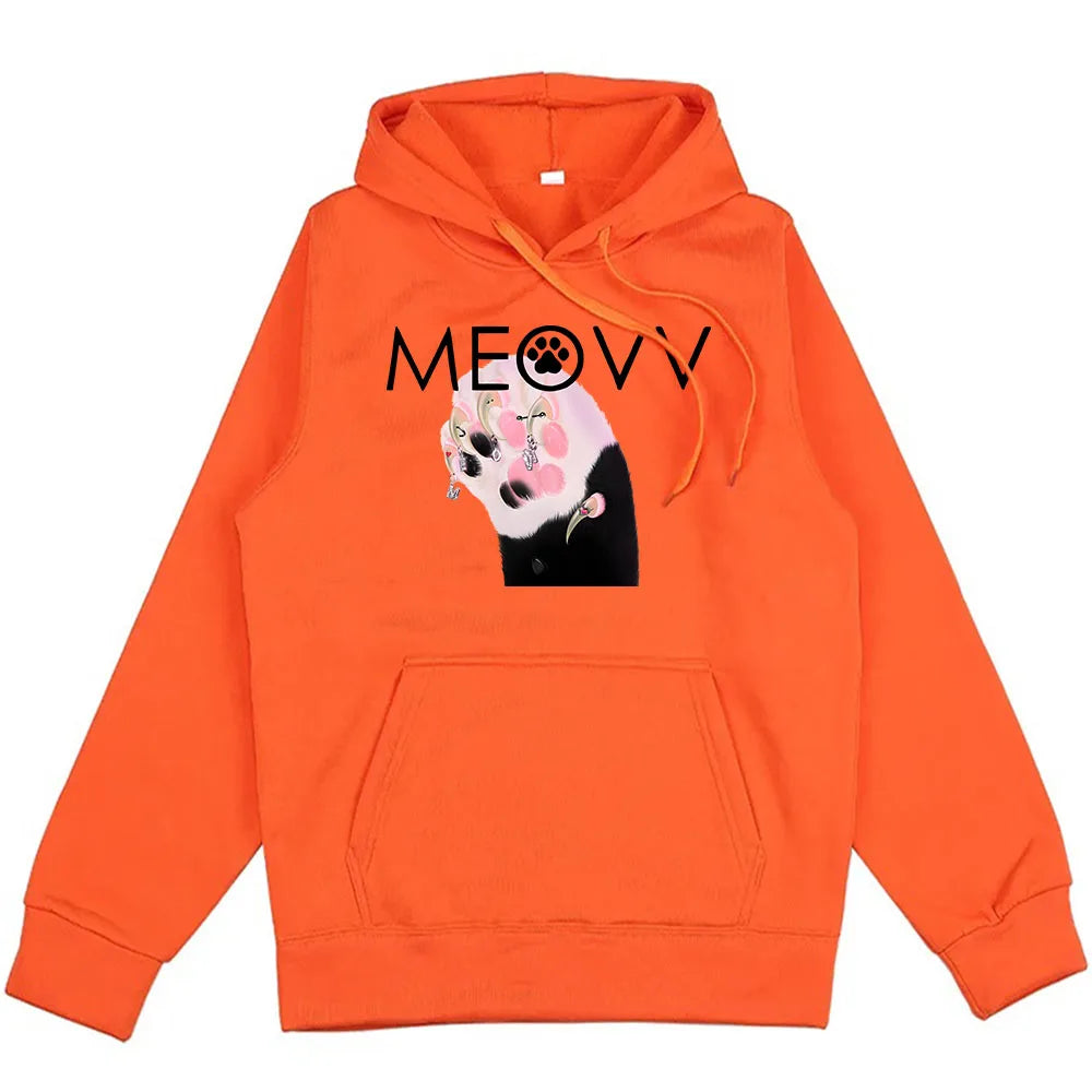Men/Women Clothes Meovv Meow Kawaii Graphic Hoodies Casual Ropa Hombre Sudaderas Cute Cartoon Printing Pullovers with Hooded