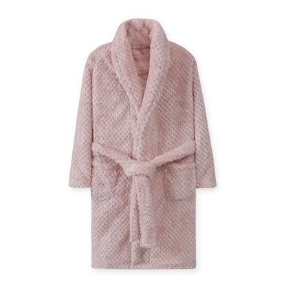 Kids Sleepwear Robe Autumn Winter Flannel Warm Bathrobe For Girls 4-16 Years Teenagers Children Pajamas For Boys Girl Pajamas