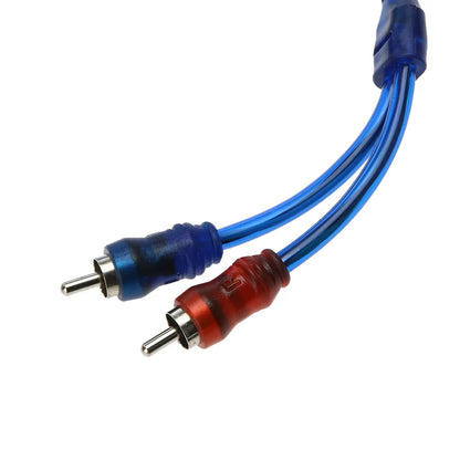 5m Car Modified RCA Audio Cable Pure Copper Car Audio Power Amplifier Cable Automotive Electronics Accessories