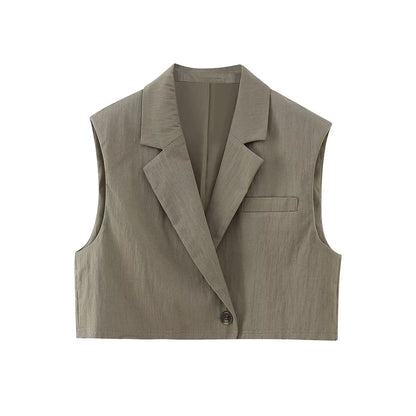 Vintage Elegant Casual Office Lady Woman Suit Casual Short Vest Blazer +Modern Long Pants Streetwear Autumn Mujer Sets