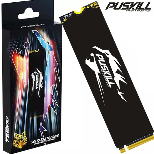 PUSKILL SSD M.2 NVMe 1TB 512GB 256GB 128GB PCIe M2 2280 Hard Disk Internal Solid State Drive Disk for Laptop Desktop