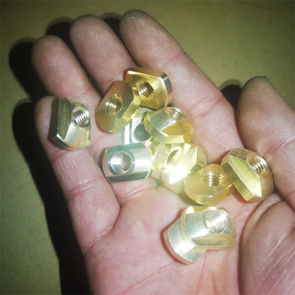 10 Or 20Pcs M8 Windsurf Hydrofoil Mounting Brass T-Nuts Water Sports Surfing All Hydrofoil Tracks Outdoors Surfing Accessories