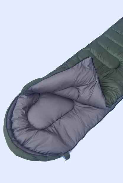 3.5KG Thickened and widened oversized sleeping bag -15 ℃ -25 ℃ cold waterproof warm outdoor cotton sleeping bag