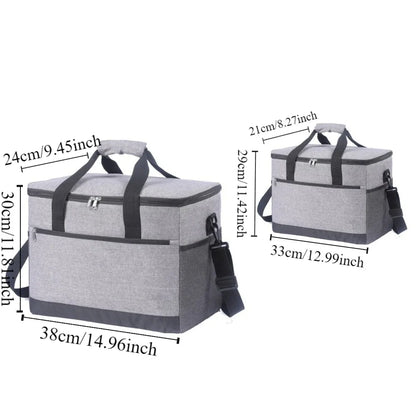 Outdoor Picnic Bags Large Capacity Leakproof Lunch Cooler Bags for Women Men Outdoor Travel Picnic Thermal Insulation Bag Box