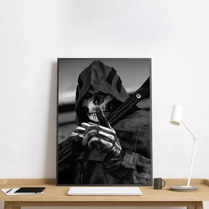 Modern Warfare Call Of Duty Poster HD art sticky wall waterproof home living room bedroom bar aesthetic decoration