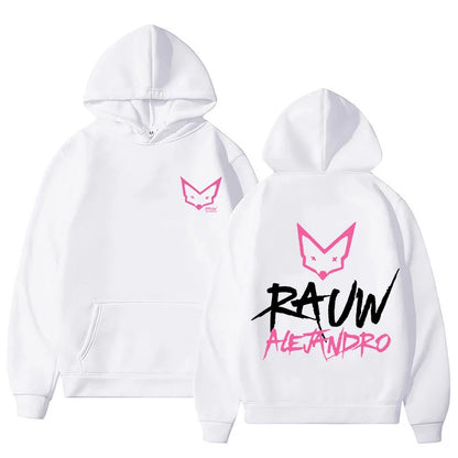 Men_Women Clothing Rapper Rauw Alejandro Saturno Hoodies Long Sleeve Casual Fleece Hooded Sweatshirt Sudadera Ropa Hombre Unisex