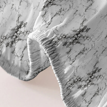 Four Seasons Men and Women Simple Fashion Texture Printing Sanded Bedspread Home Bedroom Hotel