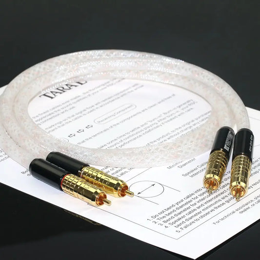 A pair of imported high-end 2RCA to 2RCA signal cables, CD amplifier, gallbladder, and audio connection cables