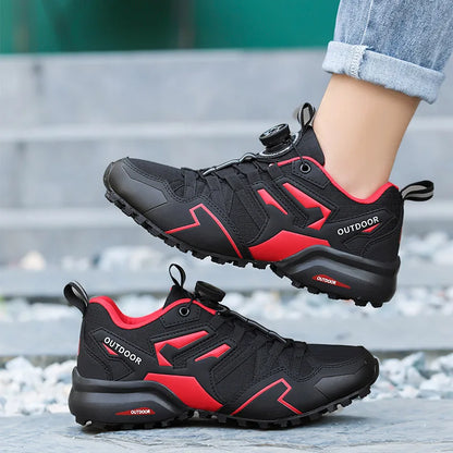 Men's MTB Cycling Shoes Mountain Road Riding Bike Racing Sports Bicycle Sneakers Non-Slip Wear-Resistant Quick Lacing