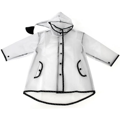 Cute Kids Children Raincoat  Outdoor  Waterproof Rain Poncho Children Impermeable Rain Coat Boy Girl Student Rainsuit Gift