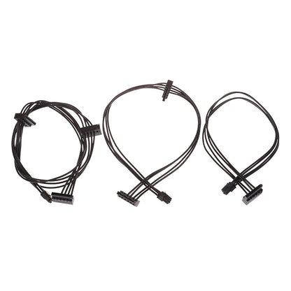 35/45/65cm Mini 4 Pin to One/Two/Three SATA Power Supply Cable For Main Board Interface SATA SSD HDD Cable Power Supply Cable