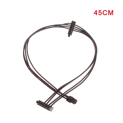 35/45/65cm Mini 4 Pin to One/Two/Three SATA Power Supply Cable For Main Board Interface SATA SSD HDD Cable Power Supply Cable