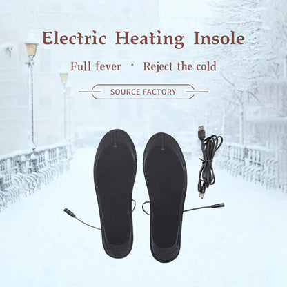 Unisex Sports Heating Insoles Washable Heated Shoes Pad Adjustable Temperature Multifunctional for Winter Fishing Hiking Camping