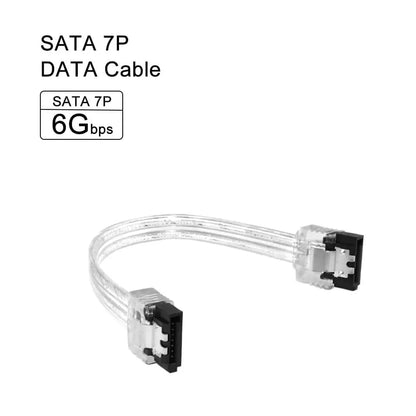 SATA 3.0 III 6Gb/s 10cm Hard Disk Drive Data Serial ATA Straight Cable 26AWG for HDD SSD Cord line 7pin sata cable 10 CM