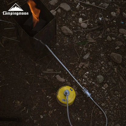 CAMPINGMOON XD-6-NE Torch spray Gun Outdoor Camping Stainless Steel Fire Torch Barbecue Point Carbon CampingGear Spray Gun