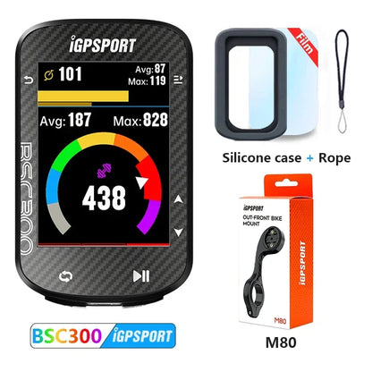 IGPSPORT Bsc300 Gps Bike Computer Wireless Speedometer GPS Navigation ANT Cadence Sensor IPX7 Waterproof Bicycle