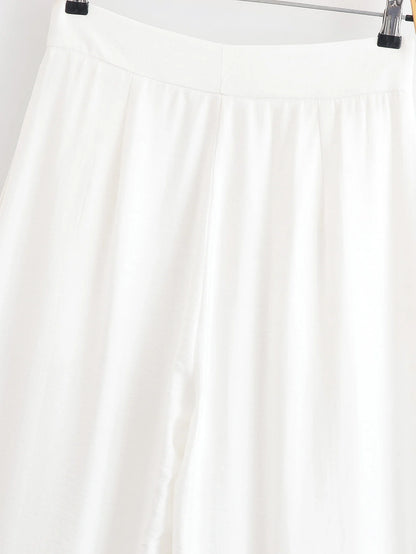 Women 2025 AZRAF Autumn New Fashion High Waist Loosen Pants Vintage Pleated Zipper Fly Pockets Casual Female Trousers Mujer