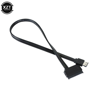 5V 50cm ESATA to SATA7+15 Pin Hard Disk Data Cable ESATA USB to Sata 22Pin Connection Adpter Cable