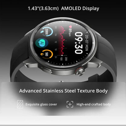 Global Version realme Watch S2 Smart Watch 1.43'' AMOLED Display 20 Days Battery Life IP68 Waterproof Spuer AI Engine Smartwatch