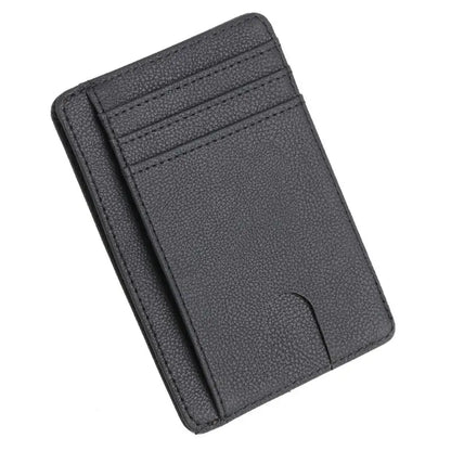 Slim RFID Blocking Leather Wallet Credit ID Card Holder Purse Money Case for Men Women Fashion Bag N15 19 Dropship