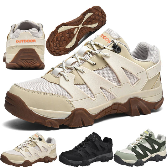 Men's Cycling Shoes For All Seasons, Outdoor Breathable And Anti Slip Hiking Shoes, Casual Sports Hiking Shoes, Lightweight And