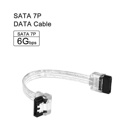 SATA 3.0 III 6Gb/s 10cm Hard Disk Drive Data Serial ATA Straight Cable 26AWG for HDD SSD Cord line 7pin sata cable 10 CM