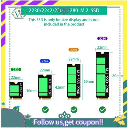 NEW 2 In 1 Combo M.2(NGFF) Nvme SSD/SATA-Bus SSD To SFF-8654 And SATA Adapter Easy Install Easy To Use
