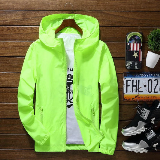 Camping Rain Coat Men Women Windbreaker Women Men Waterproof Jacket Cycling Protect Clothing Fishing Rain Wind Breaker Jacket
