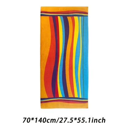Microfiber Quick-Dry Beach Towel for Swimming Gym Yoga Ultralight Portable Sports Towel with Pocket Super Absorbent  Beach Towel