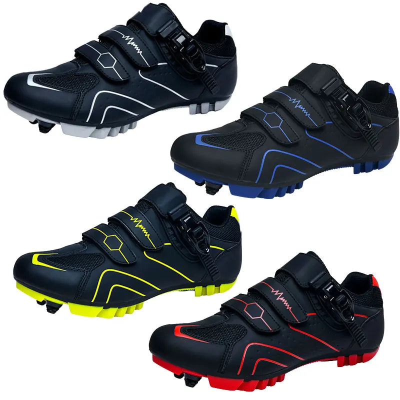 Men's Outdoor Mountain Sole Cycling Shoes Comfortable and Breathable Indoor and Outdoor Training Mountain Sole Cycling Shoes