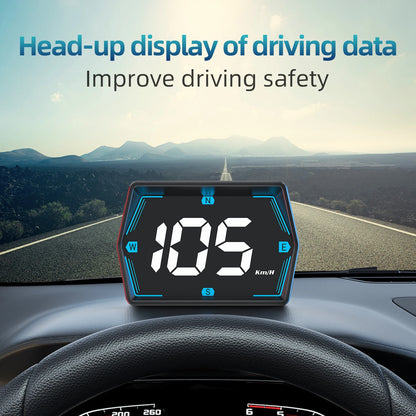 G20 GPS Display Car Digital Speedometer HUD Head-Up Display Eletronics Speed Alarm Gadgets Inteligent Compass For All Car Custom