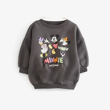 Fashion Children Costumes Lovely Cartoon Print Leisurewear Boys And Girls For 0-6 Years Breathable Loose Cotton Long Sleeves