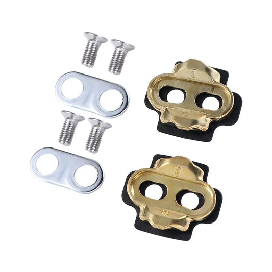 Bicycle Cleats Riding Shoes Splint Set Bike Shoes Cleats Bicycle Pedal Cleat Bicycle Pedal Lock Tabs Crank Cleats Screw Set