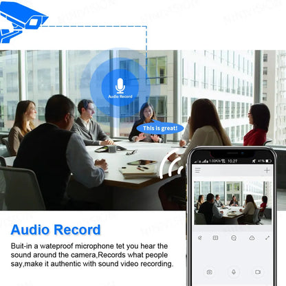 Smart life 6MP POE IP Dome Security Camera Metal outdoor indoor home Ceiling Camera Video Surveillance Audio Record CCTV Cam