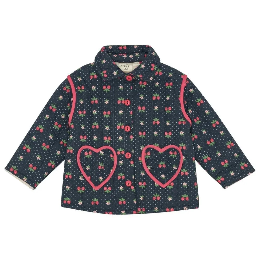 Kids Girls Clothes 25AW New Toddler Cute Bow Strawberry Printed Dresses Denim Vest Dress Jeans Children Clothing