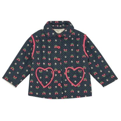 Kids Girls Clothes 25AW New Toddler Cute Bow Strawberry Printed Dresses Denim Vest Dress Jeans Children Clothing