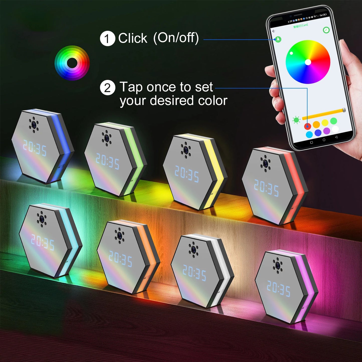 Indoor home surveillance camera, mobile phone, remote network, HD night vision, wireless camera, caretaker