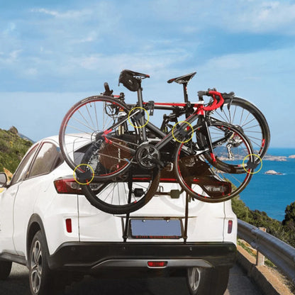 10 Pieces Adjustable Bike Rack Strap Bicycle Wheel Stabilizer Straps  Cable Cord Tie Downs Yoga Mat Bundle Straps