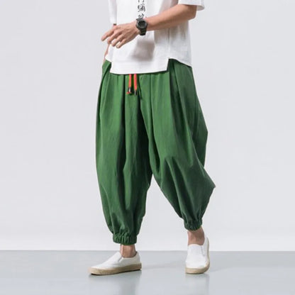 Men Harem Pants Male Casual Fashion Baggy Trousers Joggers Elasticated Trousers Sportswear Lantern Pants Pantalones Streetwear