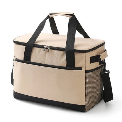 Outdoor Picnic Bags Large Capacity Leakproof Lunch Cooler Bags for Women Men Outdoor Travel Picnic Thermal Insulation Bag Box